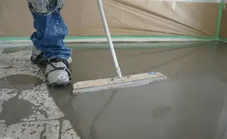 Uneven floor being professionally repaired in Tuscaloosa, AL